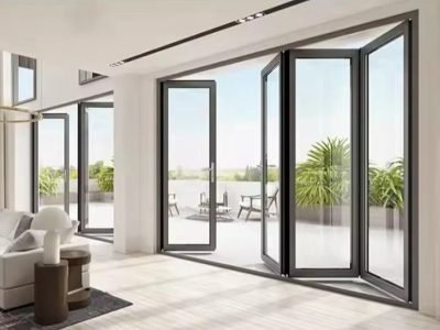 Latest Exterior Aluminium Folding Door Aluminum Double Glass Soundproof Bifold Doors For Shop,hotels, and offices, etc__#slidingdoors #glassdoors #foldingdoor #frenchdoors #door #doors #aluminum #factory #t